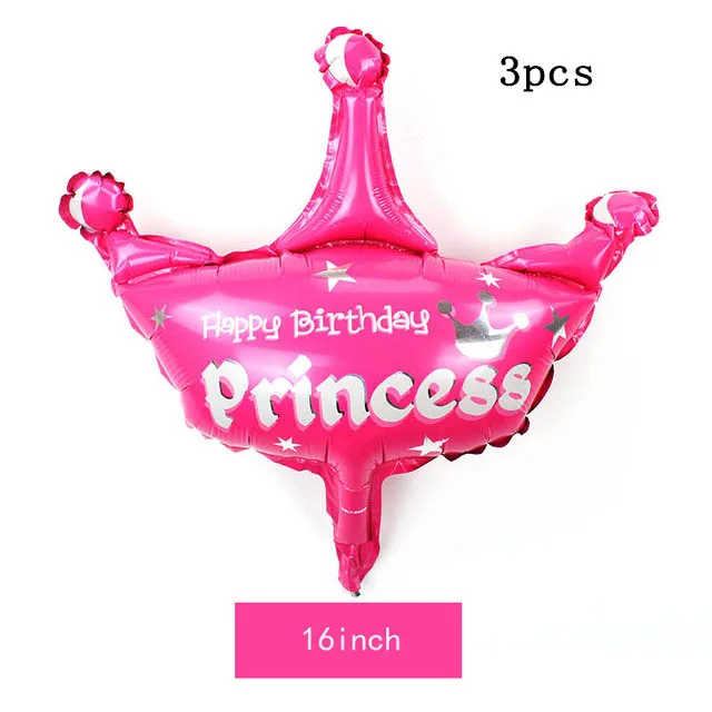 mini pink crown 3pcs 3 шт./лот 16 дюймов мини шарики короны для детей для отдыха и вечеринок расположение декорационная Игрушка Рождество День рождения девичник globos - Цвет: mini pink crown 3pcs