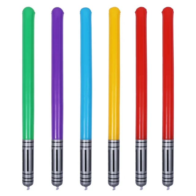 6pcs Inflatable Jumbo Swords Toys for Children Kids Outdoor Fun Pool Swim Water Play Toys Great Gift for Kids (Random Color) 1