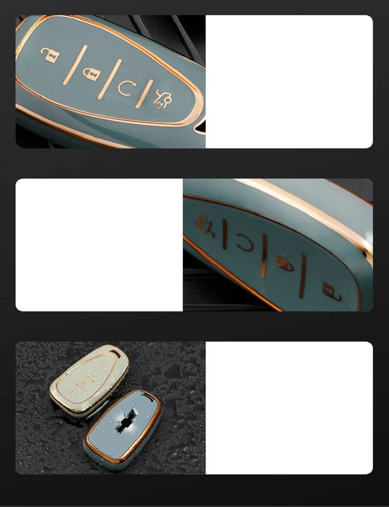 Copertura di protezione della custodia chiave dell'automobile in TPU per Chevrolet New Malibu XL Equinox supporto per Auto Shell Car-Styling accessori Auto coperture chiave - Hed1307d1d35a4ea4891fcf084a68e32eO