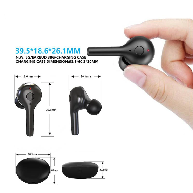 TWS 5,0 Bluetooth наушники 4D Hifi стерео беспроводные наушники с шумоподавлением игровая гарнитура громкой связи спортивные наушники с микрофоном