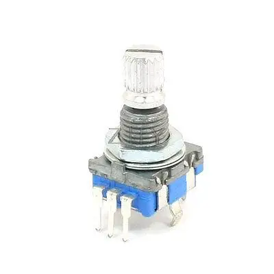 

360 Degree 20 Detents 5Pin Digital Rotary Encoder Momentary Switch