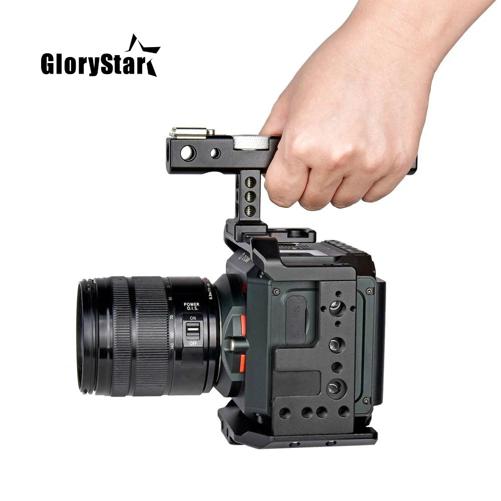 Professional Video Camera Cage Mount Stabilizer Rig with Top Handle For