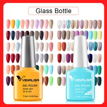 Venalisa Nuovo Soak Off Smalto gel per unghie UV LED Copertura completa Colore splendido Manicure Smalto gel colorato a lunga durata all'ingrosso 1