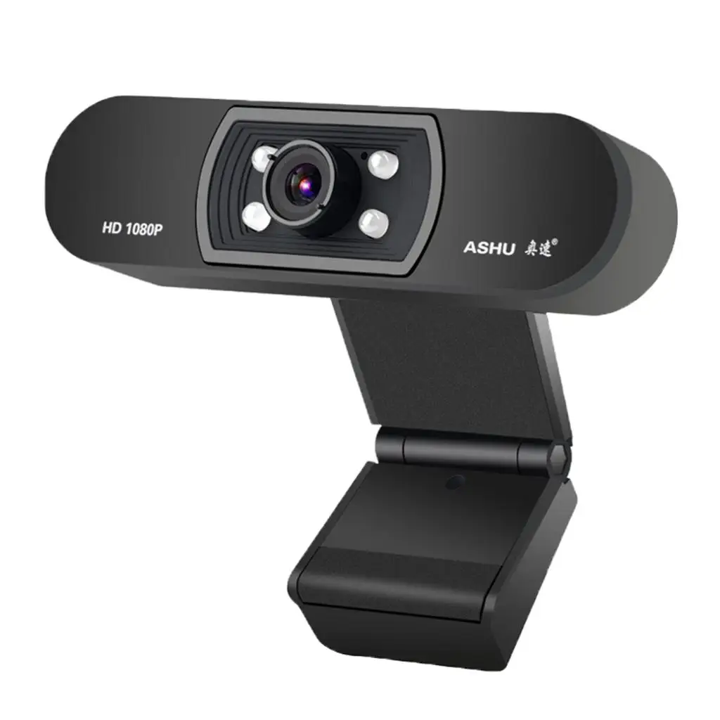 PC Webcam 1080P USB HD Camera for Online Teaching/Business Meeting, Compatible with Computer Desktop Laptop
