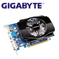 GIGABYTE GT 630 1GB видеокарта GV-N630-1GI D3 128 бит GDDR3 видеокарты для nVIDIA Geforce GT630 1G HDMI Dvi VGA карты б/у