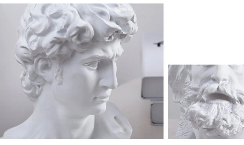 Европейский греческий персонаж Статуя Бюст эскиз смолы украшения для дома аксессуары Венера скульптура персонажа настольные ремесла