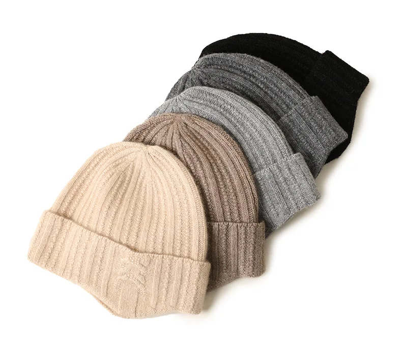 100 кашемировая женская шапка, Осень-зима, вязанные наушники в полоску, вязаный дизайн, новинка, Осень-зима, унисекс, для мужчин, теплая