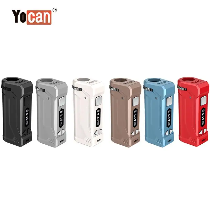 

Original Yocan Uni Pro VV Mod 650mAh Preheat Battery with Magnetic Adapter for G5 BK V9 Thick Oil Vape Cartridges Vaporizer Kit