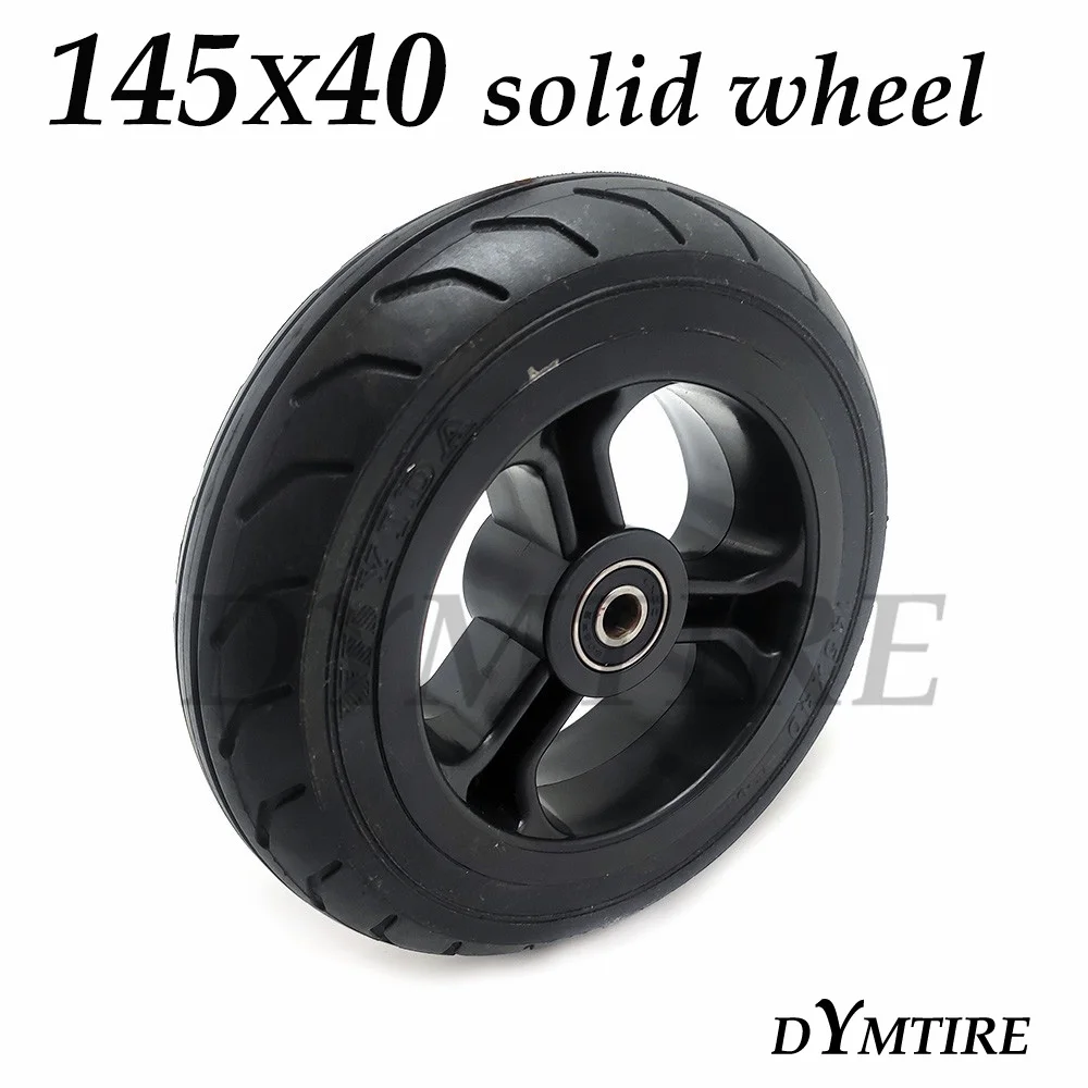 Колесо 145x40 для мини-электрического скутера Fastwheel F0 твердая шина с пластиковой
