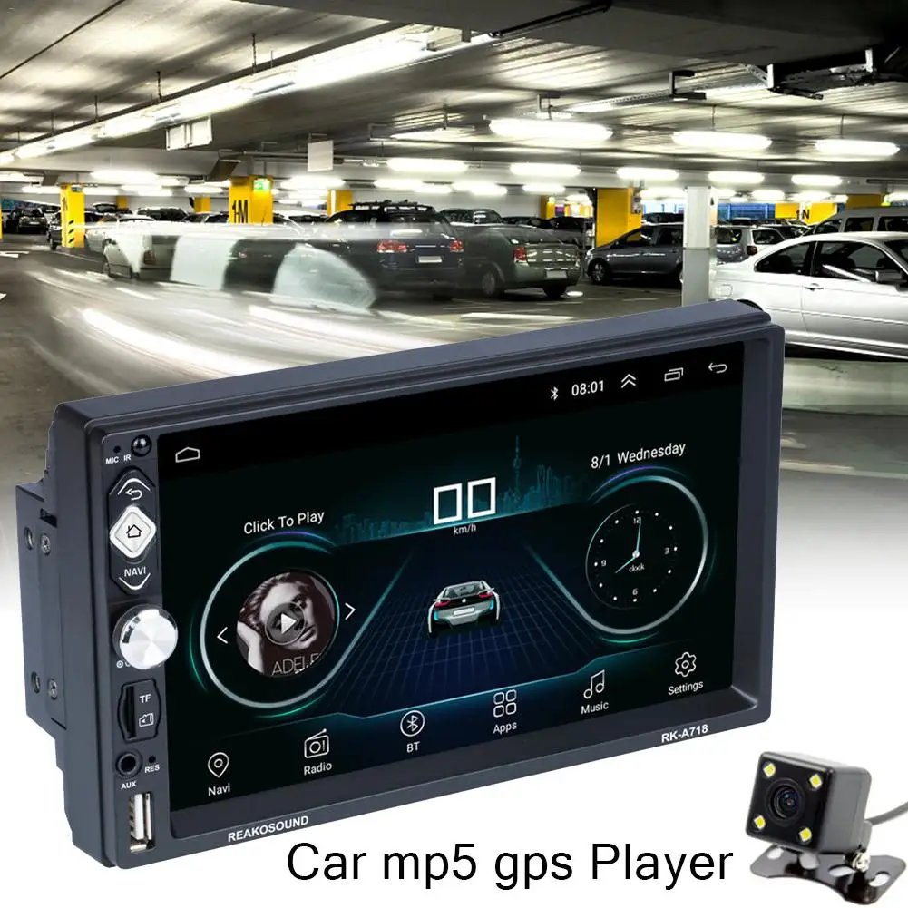 

Android 8.1 Car mp5 gps Player + phonelink+ +Bluetooth +FM function+wifi