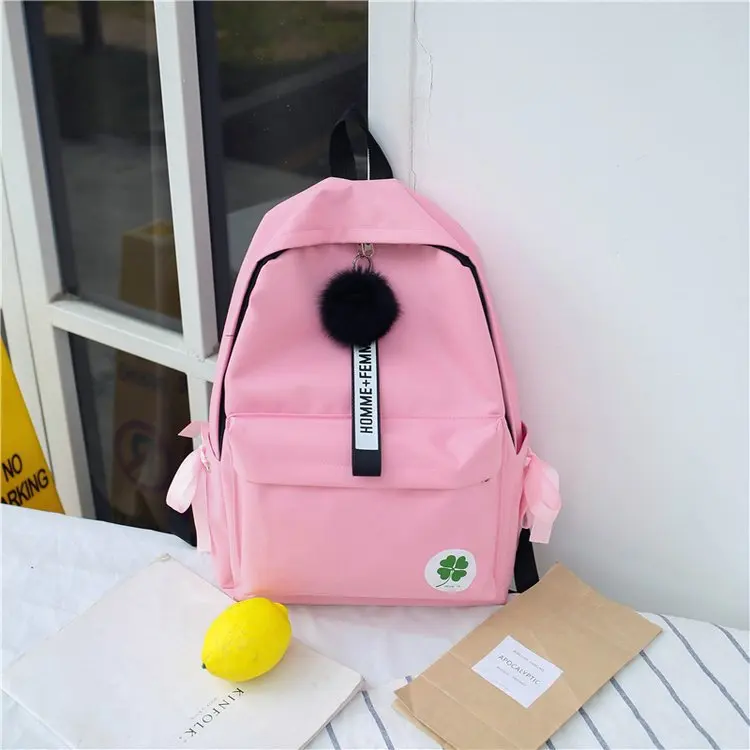 

2018 New Style School Bag Women's Korean-style Harajuku High School Students Tide Backpack Simple Fresh Versatile Cool Backpack