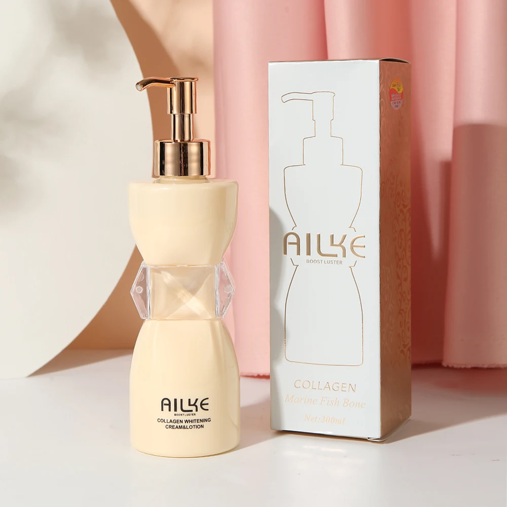 AILKE Moisturizing Whitening Body Lotion Black Spot Corrector With Nicotinamide Arbutin Anti-Wrinkle Brightening Skin Care Cream 3
