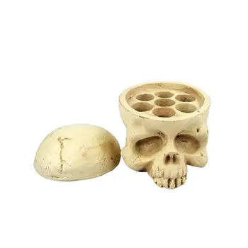 

Creative 3D Skull Tattoo Pigment Ink Cup Holder Stand 7 Holes Ink Cup Holder Permanent Makeup Tattoo Equipment Supply