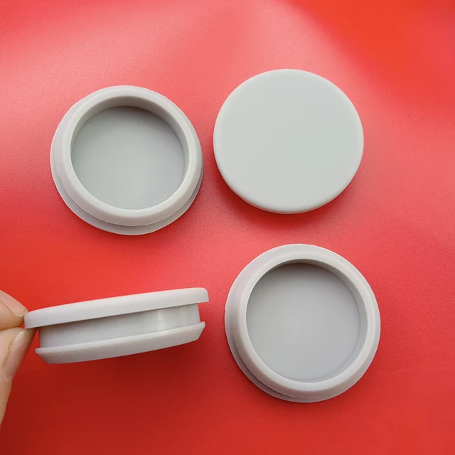 Tappi In Gomma Siliconica Nera - Set 5 Pezzi Per Sigillare Fori, Diametro 18mm, Resistente Al Calore