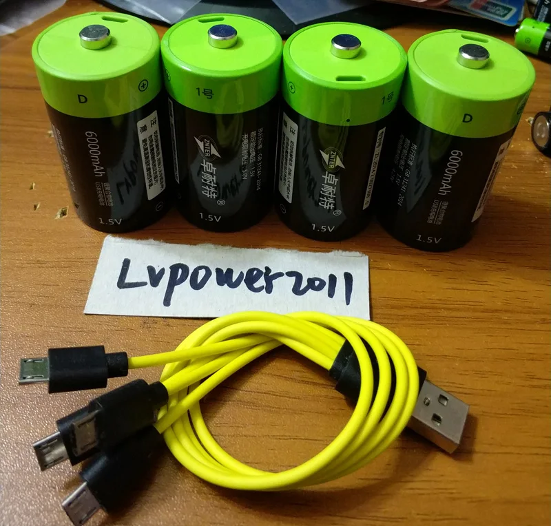 ZNTER D литий-полимерный аккумулятор 6000 в 1 5 мАч МВтч перезаряжаемые usb-батареи