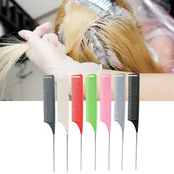 

7pcs Rat-Tail Hairdressing Styling Comb Fine-Tooth Salon Dyeing Tinting Hair Comb Hair Salon Styling Tool Accessories