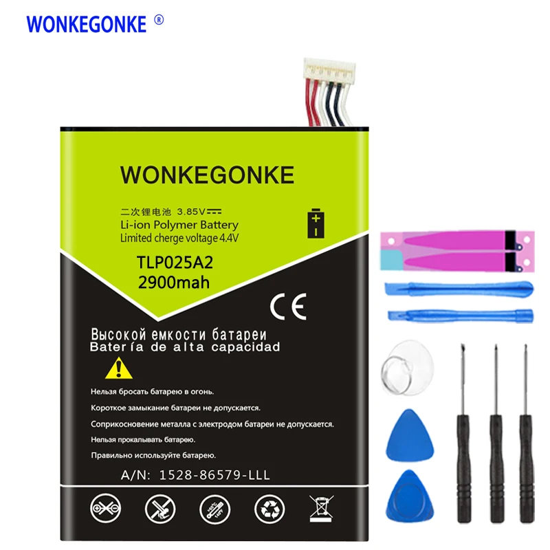 WONKEGONKE TLp025A2 для ALCATEL one touch OT 8008D scribe HD OT8000 8000D 6043D батареи TCL Y710 Y900|Аккумуляторы