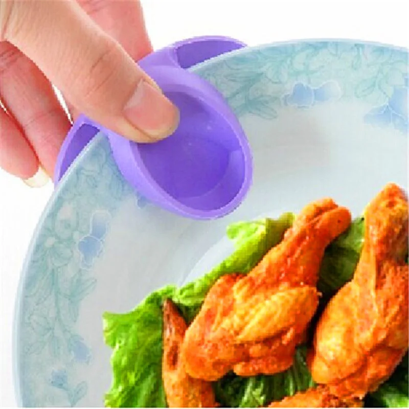 Silicone Oven Mitts Silicone Oven Gloves 1PCS Kitchen Dishes Silicone Oven Heat Insulated Finger Glove Microwave Oven Mitts Silicone Non-slip Holder Kitchen Accessories