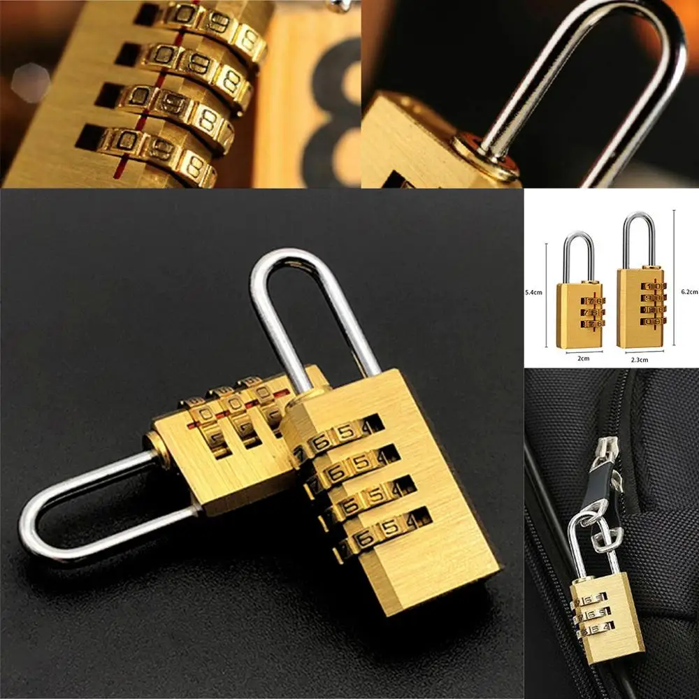 

Padlock numbers Resettable padlock Room Suitcase Travel digit password bag luggage mechanical combination