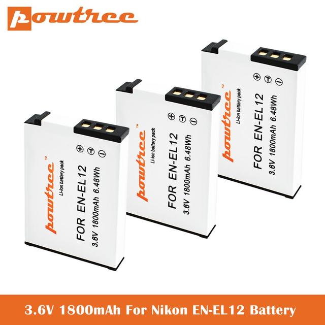 Batteries for Nikon Coolpix A1000 B600 W300 A900 AW100 AW110 AW120 AW130 S6300 S8100 S8200 S9050 S9200 S9300 S9400 S9500
