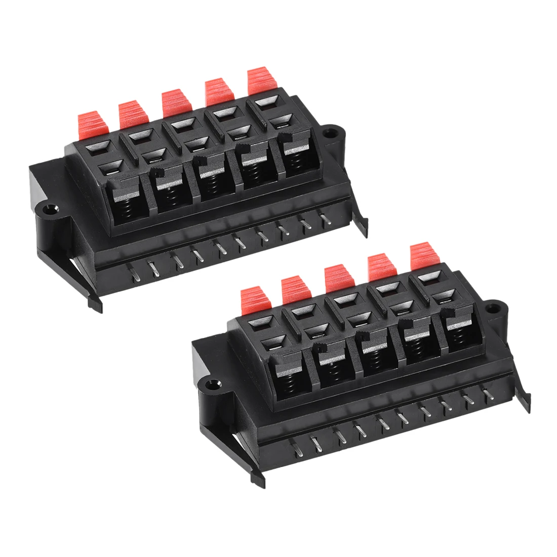 

uxcell 10 Way Speaker Terminal Clip Push Release Cable Terminal Strip WP10-11 2Pcs