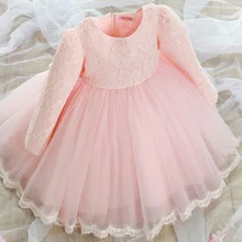 Новинка; милые подарки на день рождения для маленьких девочек; свадебное праздничное платье принцессы с кружевными цветами; праздничное блестящее милое Хлопковое платье