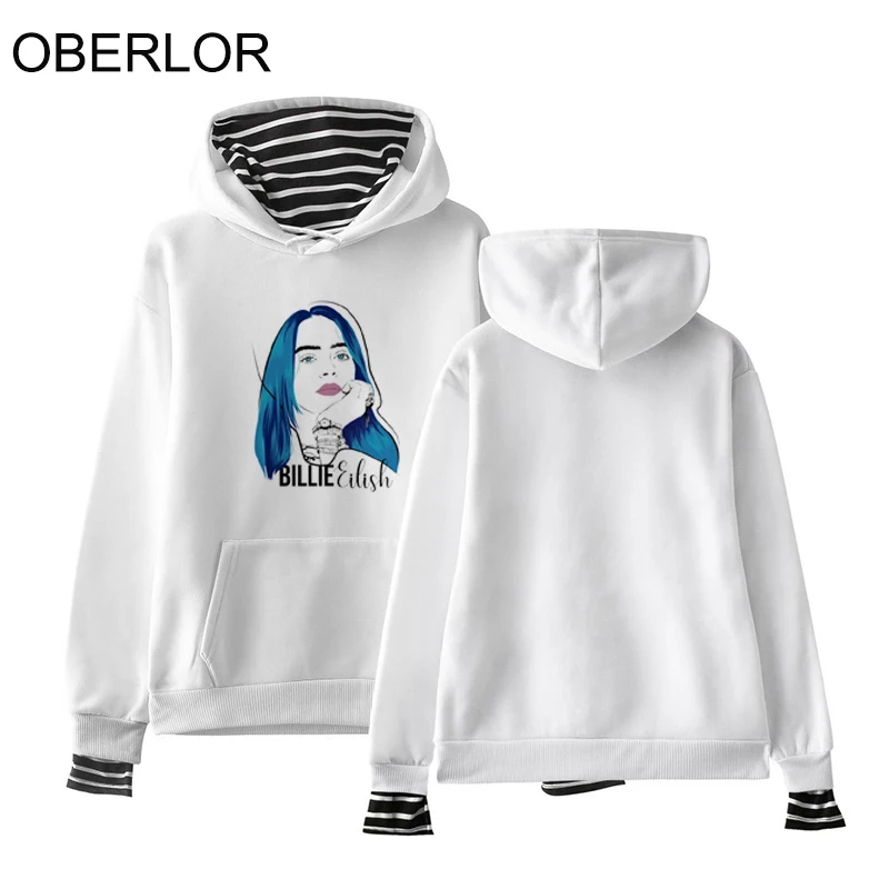 Billie Eilish портрет Harajuku толстовки для женщин Ullzang Хип Хоп мода гранж Kpop кофты 90s Эстетическая толстовка женская