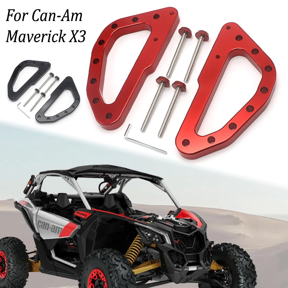 Maniglie Per Roll Bar Per Can-Am Maverick X3 Xds Xrs Ess Xrc Turbo Rr X3 2017-2021 2020 2019 2018 Alluminio Billet Resistente