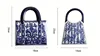 Chinese-style Blue And White Ceramic Handbag Shape Vase Porcelain Vases For Artificial Flower Decoration Vases 6