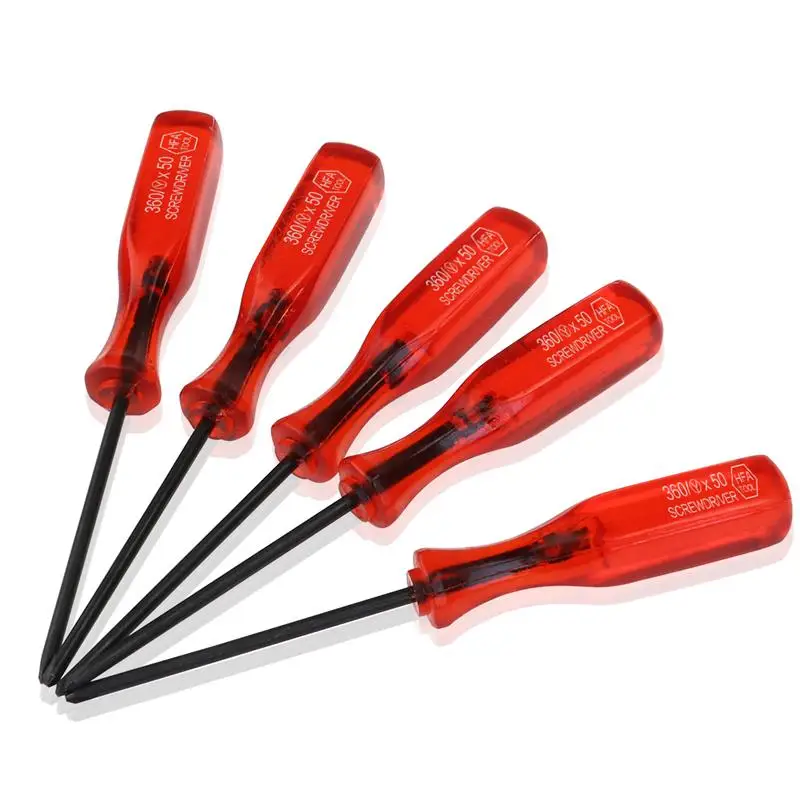 5 шт. отвертки Triwing Trigram Y-Tip отвертки для nintendo wii/DS Lite/GBA(красный