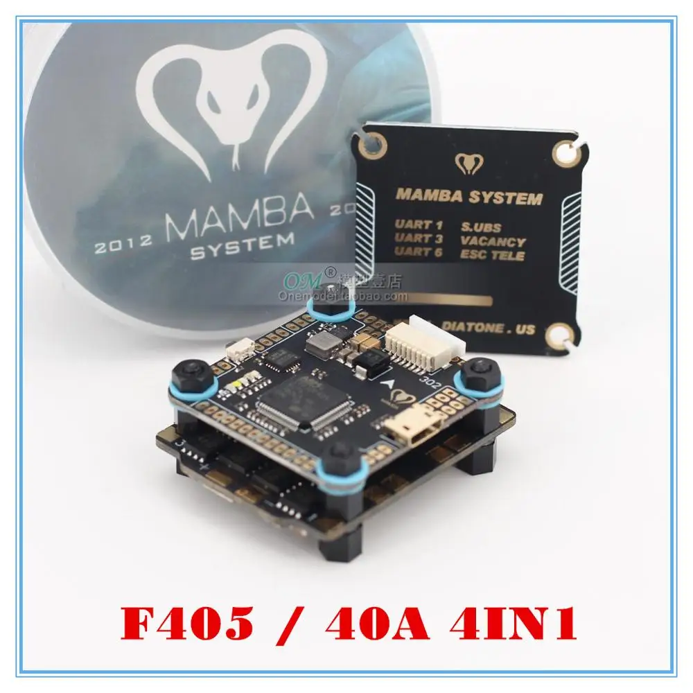Контроллер полета Diatone MAMBA F405 40A4in1 MK2 и 40A 3 6S DSHOT600 бесщеточный ESC для
