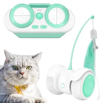 

Pet LED Intelligent Remote Control Funny Cat Toy Car Electric Funny Cat Toy Remote Control Balance Pet Led Intelligent Cat Toy