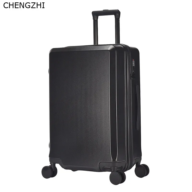 CHENGZHI Мода Высокое качество 2" 24" 26 дюймов ABS+ PC чемодан на колёсиках Спиннер чистый цвет Дорожный чемодан на колесиках