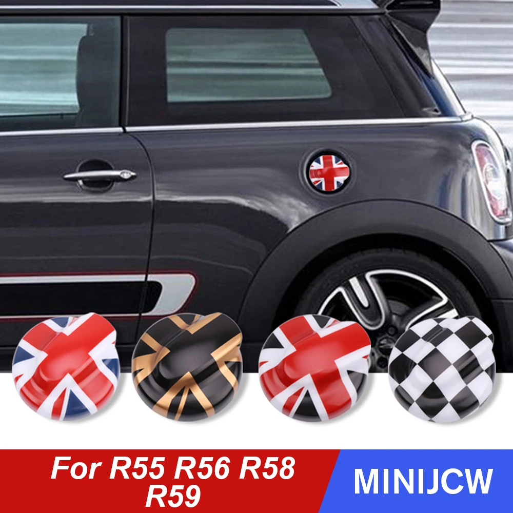 

Car Fuel Tank Cap Cover Shell Case Housing Sticker For Mini Cooper S One JCW Hatchback Clubman R55 R56 R58 R59 Car Accessories