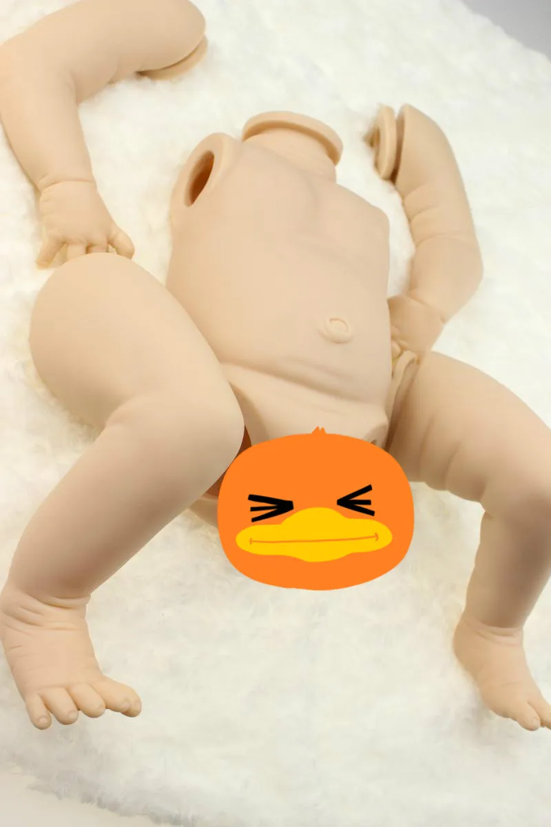 Reborn Doll Kit 57cm Unpainted Model Non-Finished Product Full Limb Full mold Kit Hight Art Correct Mold