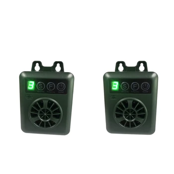 

2x Pet Dog Anti Barking Device Dog Trainer Bark Deterrent For Puppy Outdoor