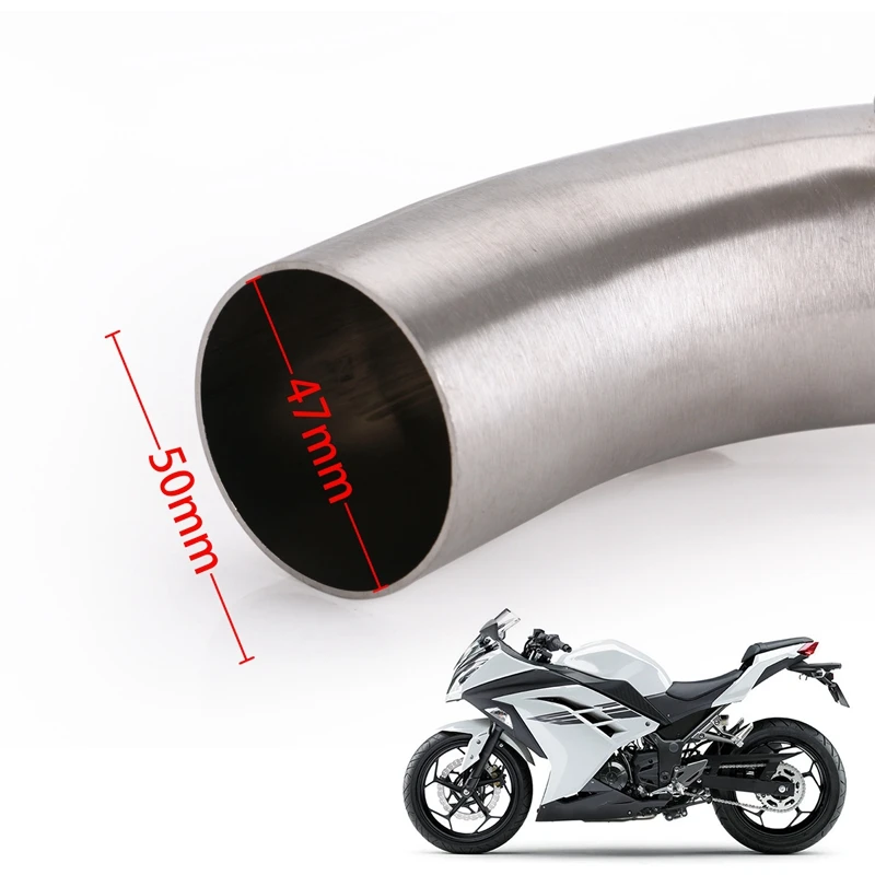 Мотоцикл средняя труба для Kawasaki Ninja 300 2013 Ninja300 Соединительная трубка