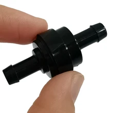 

1/4" hose barb pa66 check valve nylon one way valve for Car wipers fuel systems vacuum systems Gasoline diesel non-return valve