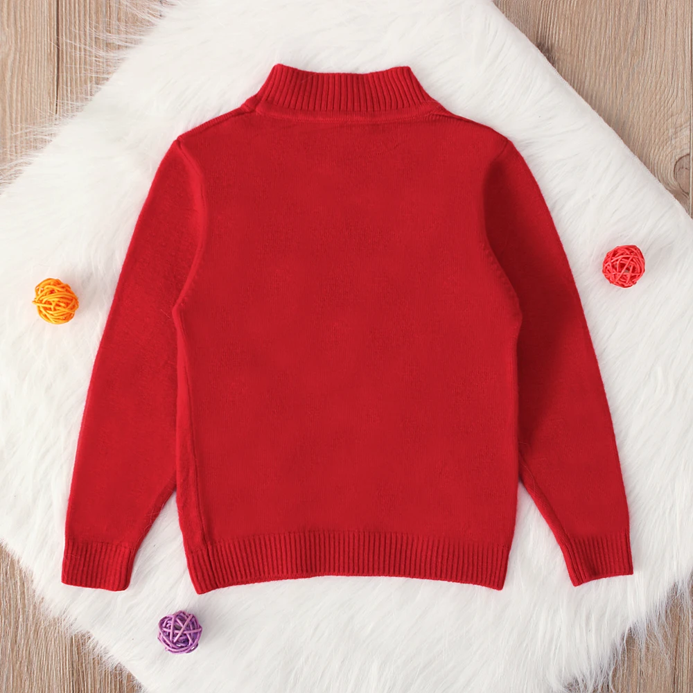 Pudcoco/осень-зима ; Новинка; Одежда для новорожденных мальчиков и девочек; однотонные теплые свитера; пуловер с длинными рукавами; верхняя одежда