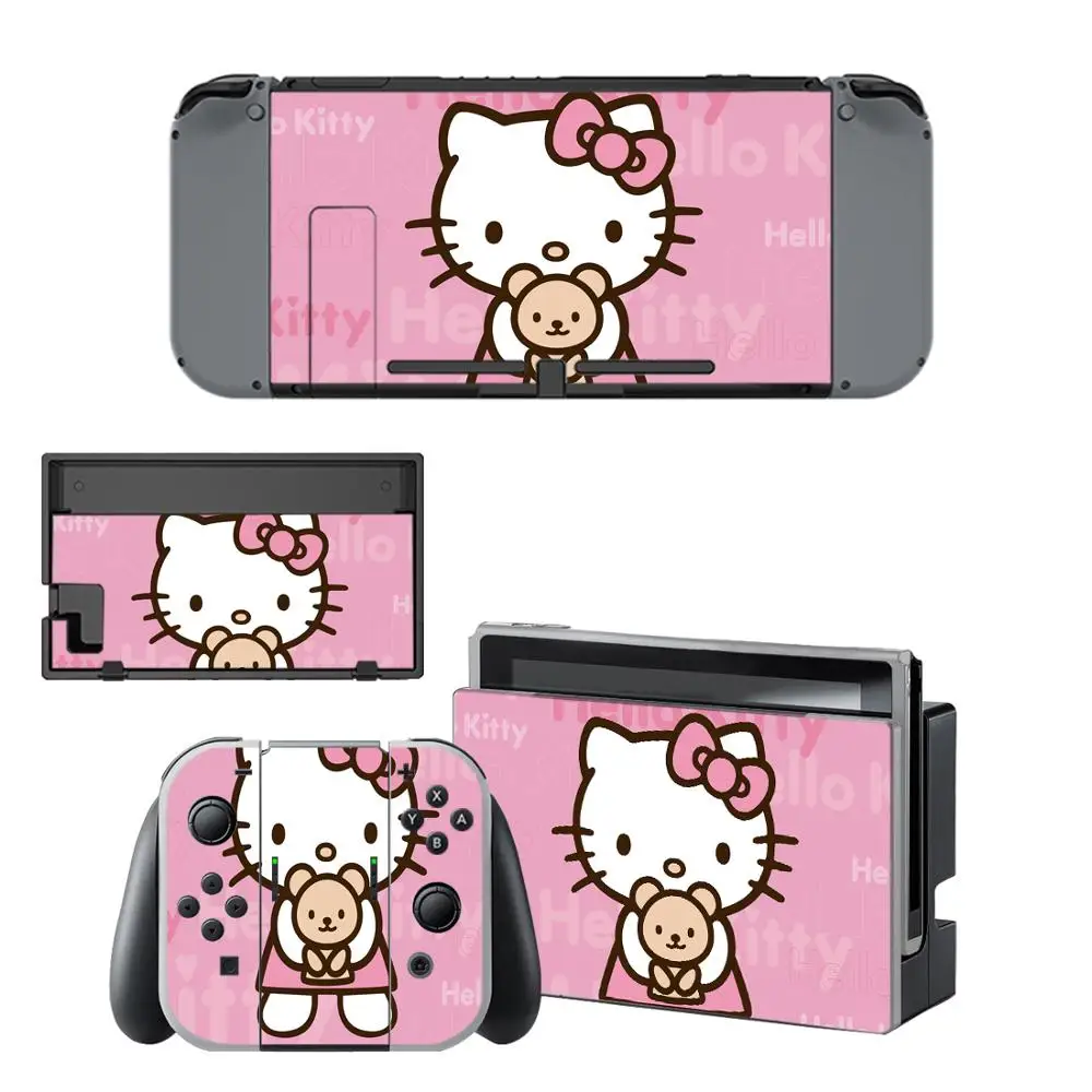 Hello Kitty Nintendo Switch Skin Sticker NintendoSwitch stickers skins for Nintend Switch Console and Joy Con