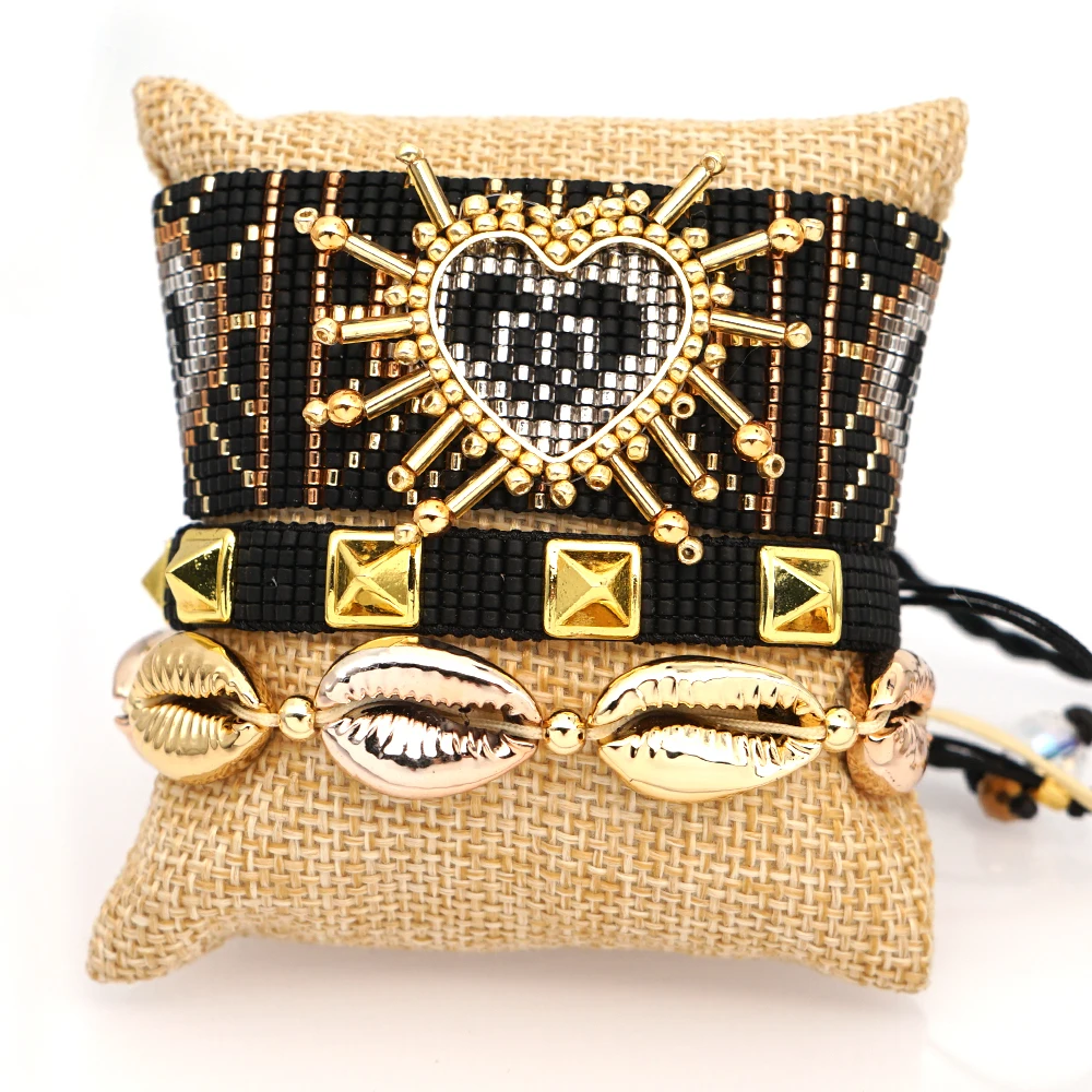 Go2boho 2020 Bracelet Women Boho Trendy Heart Unique Jewelry Seashell Pulsera Mujer Japan MIYUKI Beads Bracelet Handmade Loom