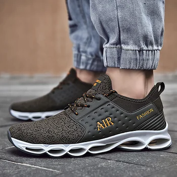 

New Luxury Running Shoes Men Big Size Athletic Shoes Men Anti Slip Men Sports Sneakers Comfortable Mens Brand Shoes Rubber