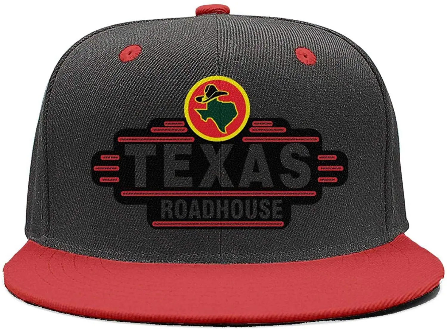 Мужская повседневная хлопковая бейсболка с регулируемым сетчатым козырьком Texas-Roadhouse