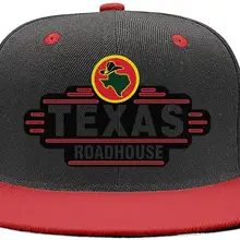 Мужская повседневная хлопковая бейсболка с регулируемым сетчатым козырьком Texas-Roadhouse