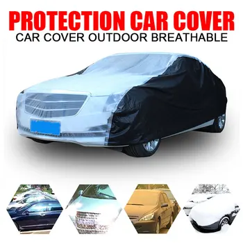 

Durable Protection Car Cover PEVA Snow Proof Anti-UV Transparent Car Cover Universal Car Cover Outdoor Breathable