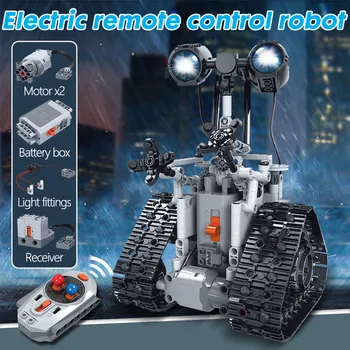 ZKZC 408PCS City Creative RC Robot Electric Building Blocks Technic Remote Control Intelligent Robot Bricks Toys For Children 2