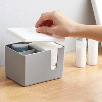 

Plastic Makeup Organizer Bathroom Storage Box Cosmetic Organiser Office Desktop Make Up Jewelry Storage Box Sundries Container