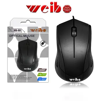 

Webber Wired Mouse Desktop PC Laptop USB Business Game Office Optical Mouse