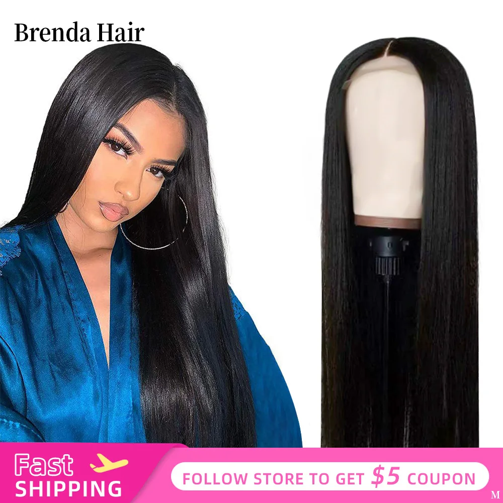 

Brenda Hair 13x4/13x6 Lace Front Human Hair Wigs Brazilian Straight Human Hair Wigs Lace Frontal Wig Pre Plucked With Baby Hair