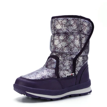 

Children's Shoes Winter Warm Snow Boots Style Synthetic Plush Soft Fur Strong Soles Thick Upper Kids Boots Girls JSH-M903